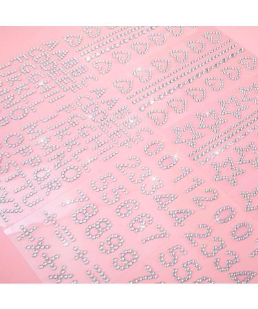OIIKI 4 Sheets Star Hair Face Jewels - Self-Adhesive Acrylic White Rhinestones Stickers for Makeup Parties & Festivals | Body Jewelry Decorations - Buy Online on GoSupps.com