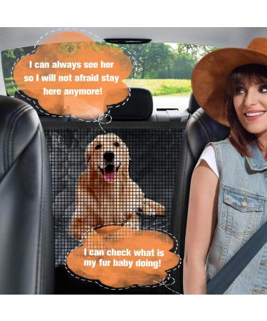 Peticon Waterproof Dog Car Seat Cover with Mesh Window - Nonslip, Scratchproof Hammock for Backseat - Fits Cars, Trucks, SUVs, Jeeps - Black - Buy Online on GoSupps.com