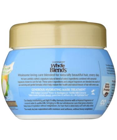 Garnier Whole Blends Hydrating Mask 10.1 Fl Oz - Coconut Water & Vanilla Milk Extracts - Buy Online on GoSupps.com