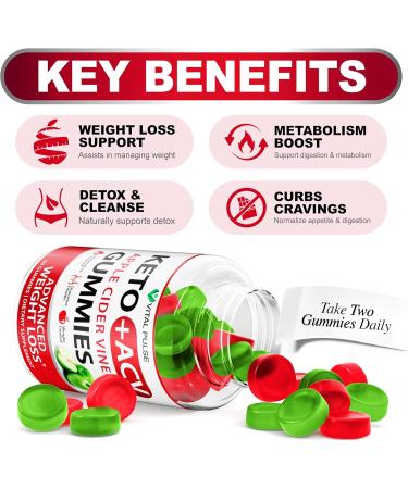 Shop Keto ACV Gummies for Advanced Weight Loss | Detox Apple Cider Vinegar Keto Gummies 60 Green Apple Gummies for Men & Women - Buy Online on GoSupps.com