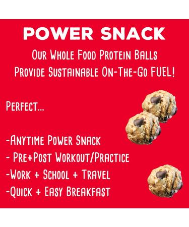 simplyFUEL Whole Food Protein Balls with Probiotics - 12 Balls - Chocolate Coconut Peanut Butter - 9.6 Oz. - Buy Online on GoSupps.com