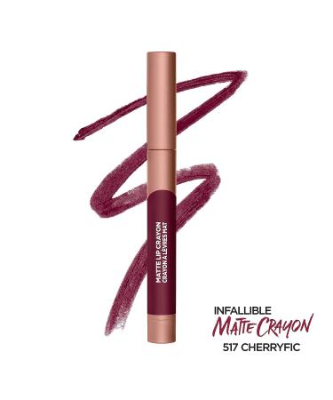 L'Oreal Paris Infallible Matte Lip Crayon Cherryific - 1 Count - Buy Online on GoSupps.com