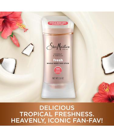 SheaMoisture Whole Body Deo Stick Fresh 72h Odor Control Aluminum Free 2.6 oz - Buy Online on GoSupps.com