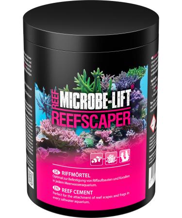 Microbe lift Reefscaper - 1000 g - Professional reef mortar Ideal for stable attachment of corals and reef structures in seawater aquariums simply in use.1000g