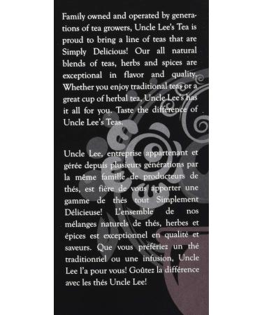 Uncle Lee's Tea Raspberry Tea 20 Count - Buy Online on GoSupps.com