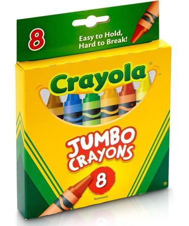 Crayola Jumbo Crayons 8 Toddler Crayons - Assorted Colors - Buy Online on GoSupps.com