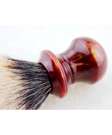 Frank Shaving Badger Hair Shaving Brush with Resin Handle - 24mm Bulb Knot for Professional & Personal Shaving - Buy Online on GoSupps.com