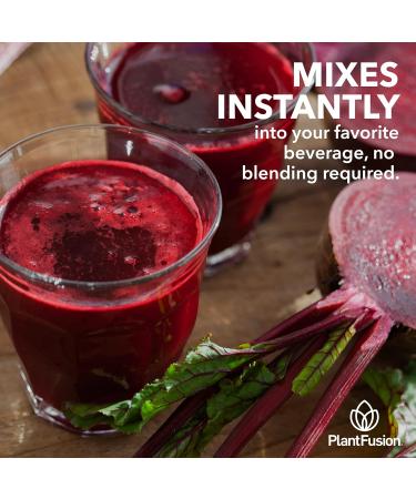 Plantfusion Organic Beet Root Powder - Non-GMO Vegan Superfood for Blood Flow & Circulation - Fermented Whole Food Nutrition - Gluten-Free 6.34 oz (30 Servings - Buy Online on GoSupps.com