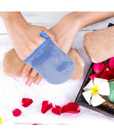 Applicateur Autobronzant Dos et Doigts en Microfibre Bleu Poign es Kit 3 Pi ces pour Application Uniforme de Lotion et Mousse Bronzante Soin Peau Corps et Visage - Buy Online on GoSupps.com