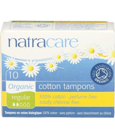Natracare Tampons Regular 10CT- 8 Pack (80 Total) by NATRACARE