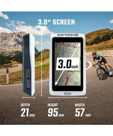 Buy Sigma ROX 12.1 EVO Basic Set - White Bicycle Navigation System | Bluetooth GPS GLONASS | International Shipping Available - Buy Online on GoSupps.com
