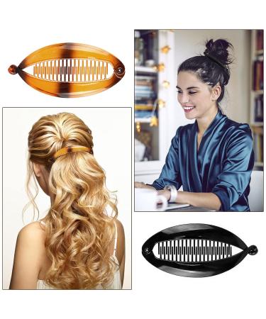 Fumanduo Vintage Banana Clips - Set of 10 Fish Shape Hairpins for Women | Hair Accessories for Ponytails & More - Buy Online on GoSupps.com