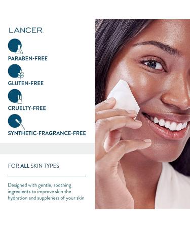 Lancer Skincare Gentle Exfoliating Peel Pads - Anti-Aging 45 Count for Radiant Skin | International Shipping Available - Buy Online on GoSupps.com