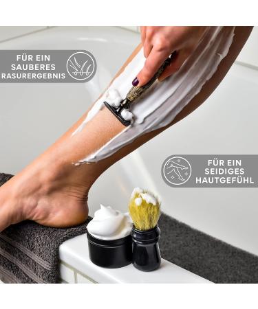 GIANNOTTI Safety Razor Set | Plastic-Free Zero Waste | Eco-Friendly Gunmetal Bamboo | 5 Double Blades for Men & Women - Buy Online on GoSupps.com