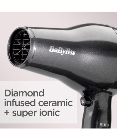 BaByliss Platinum Diamond 2300W Professional AC Hairdryer | Ultra-Fast Drying & Ionic Diffuser - Buy Online on GoSupps.com