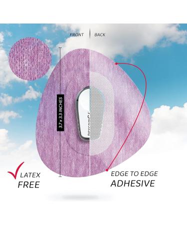 Not Just A Patch Air (20 Pack) - CGM Dexcom G6 Adhesive Patches with Hole -Thin Strong and Light 14 Day Adhesion Durable Skin Grip Dexcom Patches G6 Sensor Protectors in Purple - Buy Online on GoSupps.com
