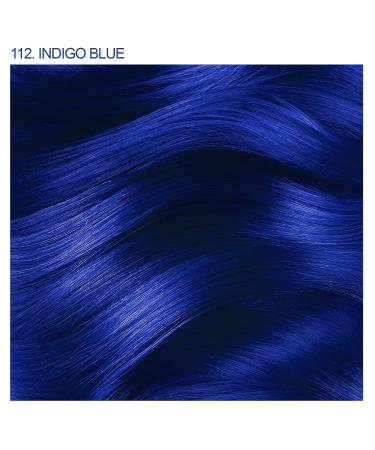 Adore 112 Indigo Blue Hair Dye 4 Fl Oz - Vegan & Cruelty-Free Semi Permanent Color - Buy Online on GoSupps.com