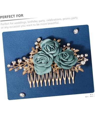 FRCOLOR Rose Side Comb Wedding Hair Accessories for Women Flower Hair Accessories Bride Bridal Hair Accessories Hairbrushes for Women Hair Barrettes for Women Girl Hair Comb Cloth Women's - Buy Online on GoSupps.com
