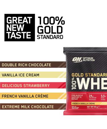  Optimum Nutrition Gold standard 100% whey - 1 boite (24 x 30 g) - Vanille Fan aise - Optimum nutrition - Buy Online on GoSupps.com