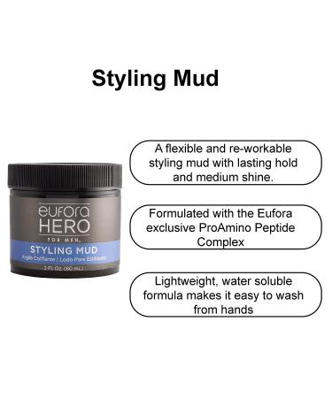 Eufora Hero For Men Styling Mud - 2 Fluid Ounce Multicolor - Buy Online on GoSupps.com