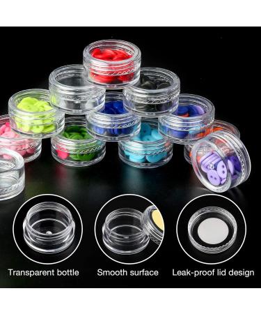 30 Pcs Empty Sample Pots 5g / 5ml Plastic Travel Cosmetic Container Jars with Lids for Creams Sample Make-Up Storage (Transparent) - Buy Online on GoSupps.com