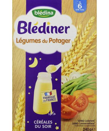 Bl dina Bl d ner C r ales du Soir L gumes du Potager de 6 36 mois 240 g