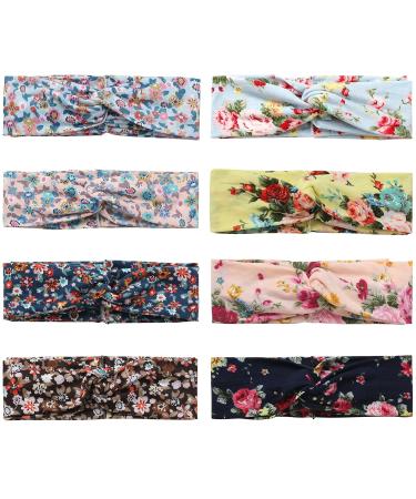 ADRIONE Thick Headbands for Women - 8 Pack | Classic Style - Buy Online on GoSupps.com