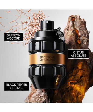 Viktor&Rolf - Spicebomb Eau de Toilette Extreme Mens Cologne Gift Set - Woody & Spicy - Cologne for Men - With Notes of Citrus & Tobacco - 3 Fl Oz & 0.33 Fl Oz - Buy Online on GoSupps.com