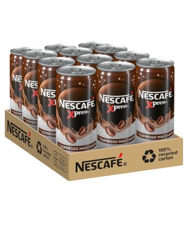 Buy Nescaf XPress Latte Macchiato & Espresso Macchiato Cans - 12 x 250ml | Iced Coffee On-the-Go - International Shipping - Buy Online on GoSupps.com