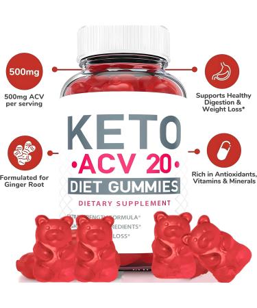Slim detox weight loss apple cider fit Keto ACV 20 Gummies advanced weight loss apple cider vinegar gummy Vitamin B12 Pomegranate keto core acv gummies - Buy Online on GoSupps.com