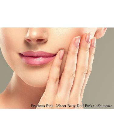 Mom's Secret Organic Vegan Lipstick - Precious Pink Shimmer (0.07 oz) | Made in USA, Gluten-Free, Cruelty-Free - Buy Online on GoSupps.com