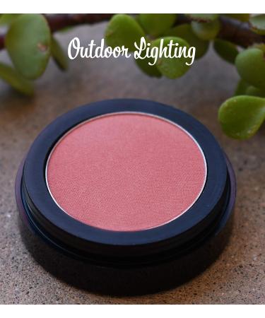 Pure Ziva Dusty Coral Peach Pink Orange Shimmer Eyeshadow Single - Talc, Paraben, and Cruelty Free - Buy Online on GoSupps.com