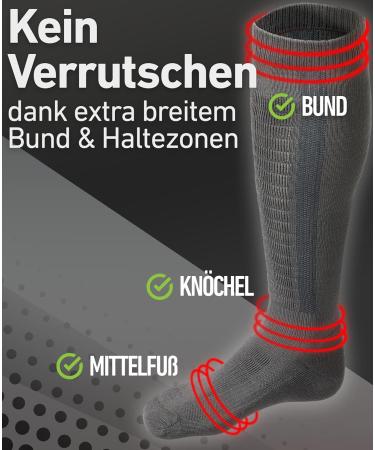 Buy Core Gorimo Ski Socks - Merino Wool Super Soft Warm & Supportive for Men & Women 43-46 - 2 Pairs - Gray - Buy Online on GoSupps.com