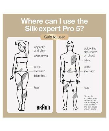 Braun Silk Expert Pro 5 IPL Hair Removal System - Long-lasting, Head-to-toe Usage for Body & Face - Alternative to Salon Laser, with 3 Extra Caps - Buy Online on GoSupps.com