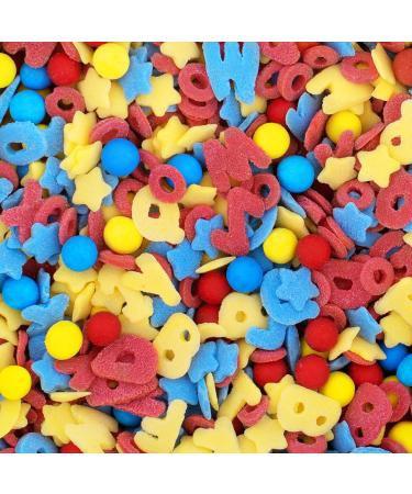 G nthart 8 Sugar Figures & Confetti Alphabet Letters Set for School Start - 115g - Perfect for Celebrations! - Buy Online on GoSupps.com