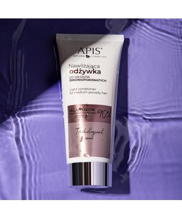  Apis Natural Cosmetics Apis Trichology Care Line Medium Porosity Conditioner 200ml - Buy Online on GoSupps.com