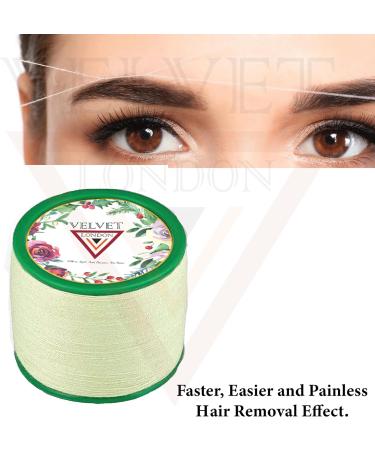 Velvet London Cotton Eyebrow Threading Thread Antiseptic and chemical free Eyebrow Threading Thread for sensitive skin to remove hair from upper lip chin and forehead (6pk) - Buy Online on GoSupps.com
