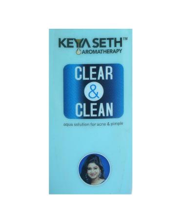 Keya Seth Aromatherapy Clean and Clear Aqua Solution for Acne & Pimples - 50ml | International Shipping - Buy Online on GoSupps.com