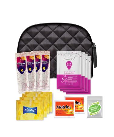 Convenience Kits International Womens On-The-Go Feminine Care Travel Essentials Featuring: Popular Brands You Know and Trust Feminine Care Kit