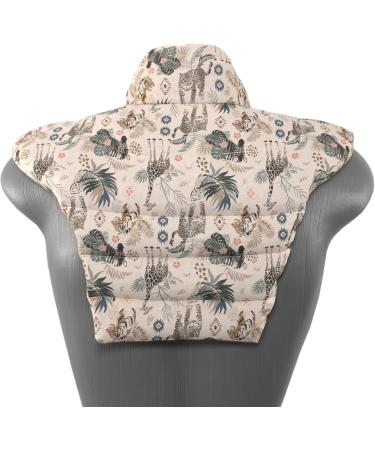 Organic Wild Animals Neck Pillow - Soothing Neck Shoulders & Back Relief with St. John's Wort Heat Pad - Buy Online on GoSupps.com