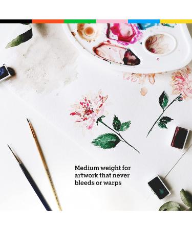Art-N-Fly Watercolor Paper Pad 9x12 30 Sheets - Cold Press Watercolor Sketchbook for Painting, Drawing, Mixed Media - 140 lb Heavyweight Paper for Artists and Kids - Buy Online on GoSupps.com