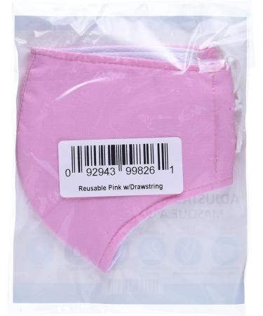 Aurora 3-Ply Reusable antimicrobial Cotton Face Mask W/Adjustable Drawstrings 1 count - Buy Online on GoSupps.com