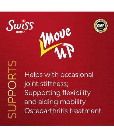 SWISS BORK Vegan Glucosamine and Chondroitin Complex 2600mg - Muscle Pain Relief & Joint Care Supplement (Halal) - Buy Online on GoSupps.com
