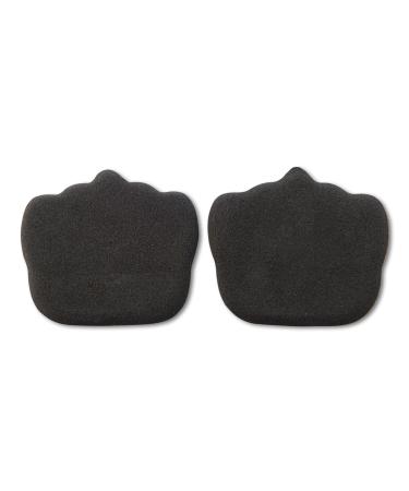 Upholstery for balls of foot and forefoot insoles shoe inserts for women shot -damping foam of the latest generation sexy toes from tacco start heel 1 pair (black)