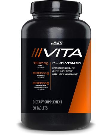 JYM Supplement Science Pre Jym Rainbow Sherbet Pre-Workout 30 Servings & Vita JYM Multivitamin for Athletes 60 Tablets Bundle - Buy Online on GoSupps.com