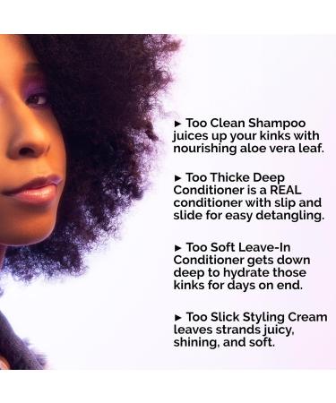 Too Easy Collection: Salon Quality Black-Owned Hair Products for Natural Hair - Shampoo Conditioner Leave-In & Styling Cream - Buy Online on GoSupps.com