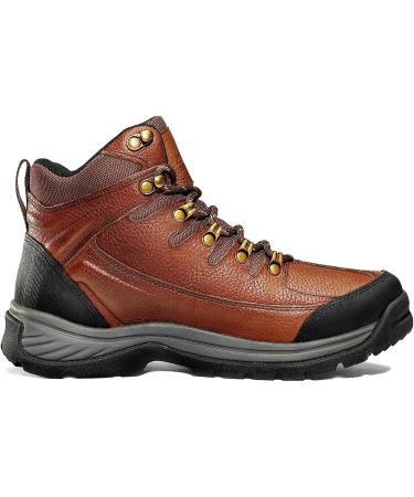 NORTIV 8 Men's Waterproof Leather Hiking Boots - Size 12 Brown/Litchi - Buy Online on GoSupps.com