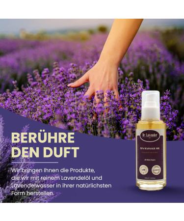 Pure Lavender Massage Oil 105ml - Nourishing Relaxation for All Skin Types | Relieves Stress & Moisturizes - Buy Online on GoSupps.com