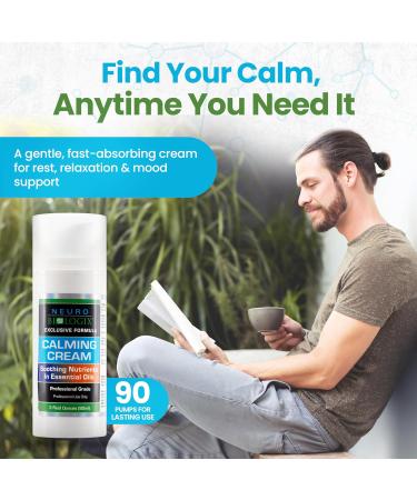 Neuro biologix Calming Cream with GABA & L-Theanine - Lavender - 3.2 Oz. - Buy Online on GoSupps.com