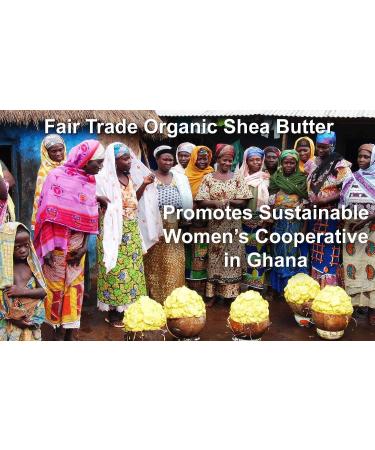 16 oz Ghanaian African Shea Butter | Certified Organic Raw Ivory Body Butter for Skin & Hair | Moisturizing & Healing Cream for DIY Recipes - Buy Online on GoSupps.com